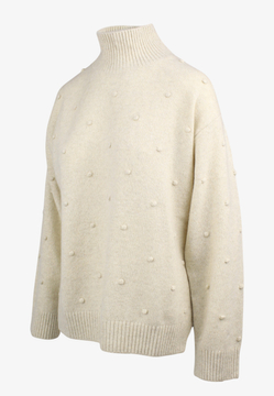 WEŁNIANY PÓŁGOLF DAMSKI YERSE 43539