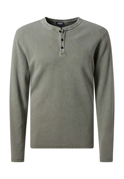 T-SHIRT MĘSKI Z DŁUGIM RĘKAWEM PIONIEER P1 60124 0000