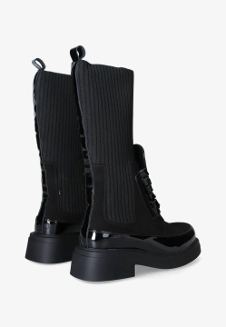 KOZAKI DAMSKIE Z DZIANINOWĄ CHOLEWKĄ T. SOKOLSKI SL Z24-183