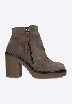 BOTKI DAMSKIE ZE SKÓRY ZAMSZOWEJ SHOELAB 9463203