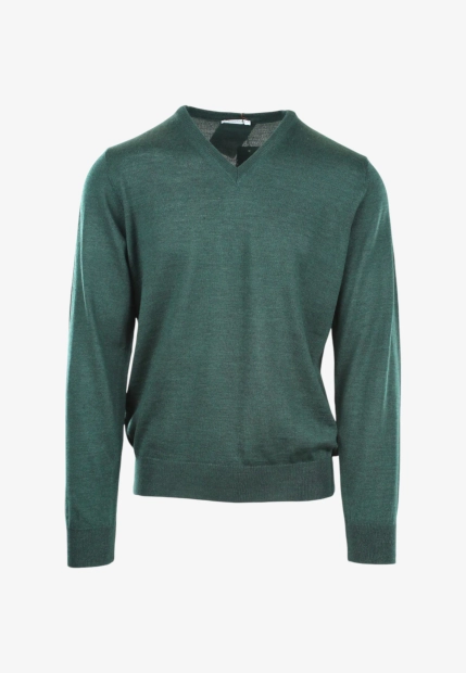 SWETER MĘSKI V Z DOMIESZKĄ WEŁNY YOURNAME MS 02