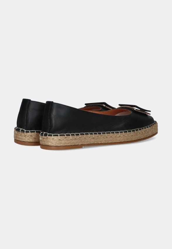 SKÓRZANE ESPADRYLE - BALERINY DAMSKIE SHOELAB 368-K607