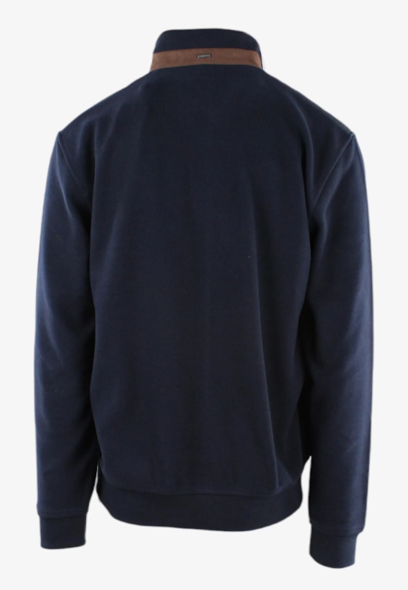 SWETER MĘSKIE Z PIKOWANYM PRZODEM BUGATTI 8700 85051D