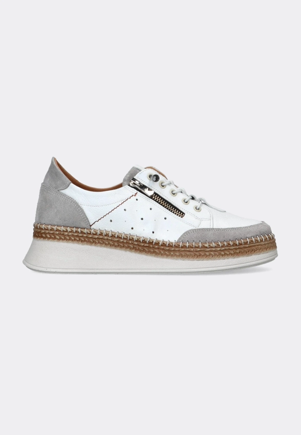 SKÓRZANE SNEAKERSY DAMSKIE NA KOTURNIE LORETTA VITALE Z364