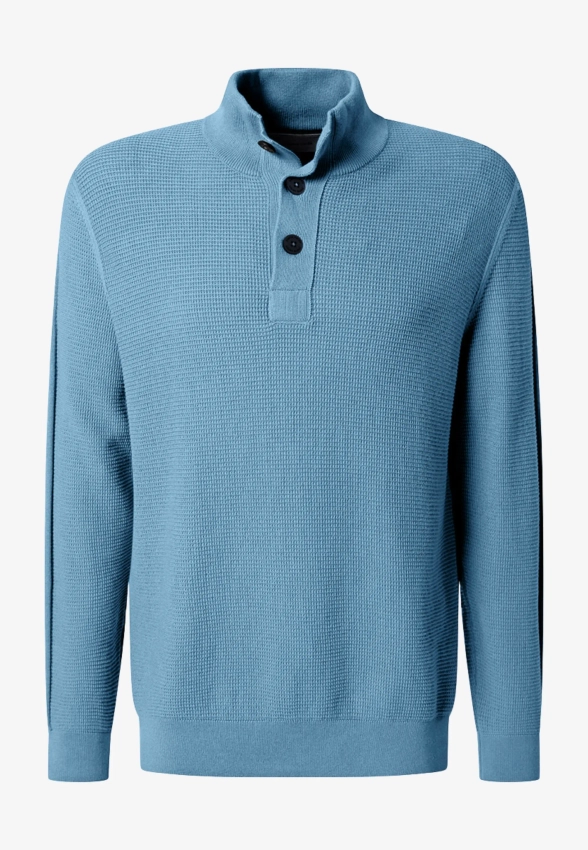 SWETER MĘSKI ZE STÓJKĄ ZAPINANĄ NA GUZIKI PIERRE CARDIN C5 51756 5105