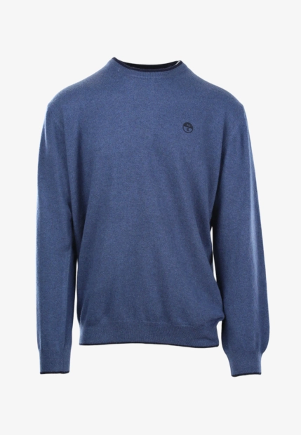 SWETER MĘSKI Z DOMIESZKĄ WEŁNY I WISKOZY NORTH SAILS 699775