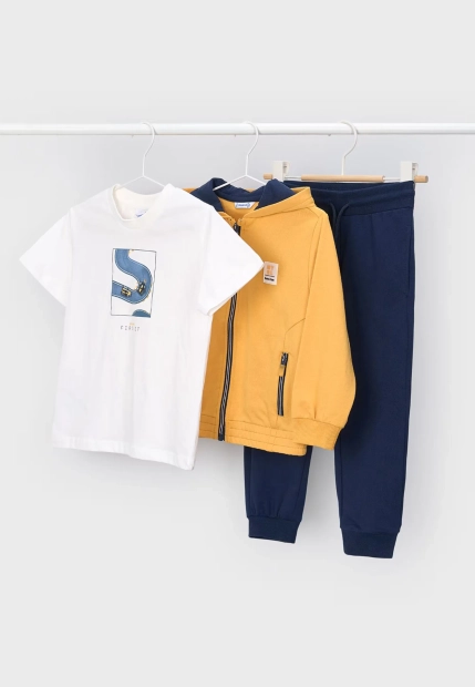 DRES CHŁOPIĘCY T-SHIRT, BLUZA I SPODNIE MAYORAL 3884