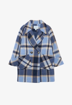 PŁASZCZ DZIEWCZĘCY W KRATĘ MAYORAL 5845