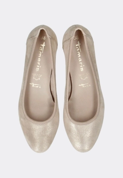 SKÓRZANE CZÓŁENKA DAMSKIE NA KOTURNIE TAMARIS 1-22320-42