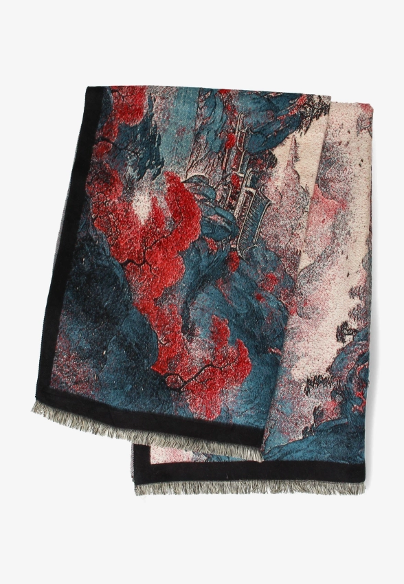 SZAL DAMSKI Z MIESZANKI WISKOZY COVERI COLLECTION 253116