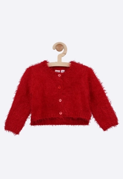 Rozpinany sweter z mechatej dzianiny I Do 4V625