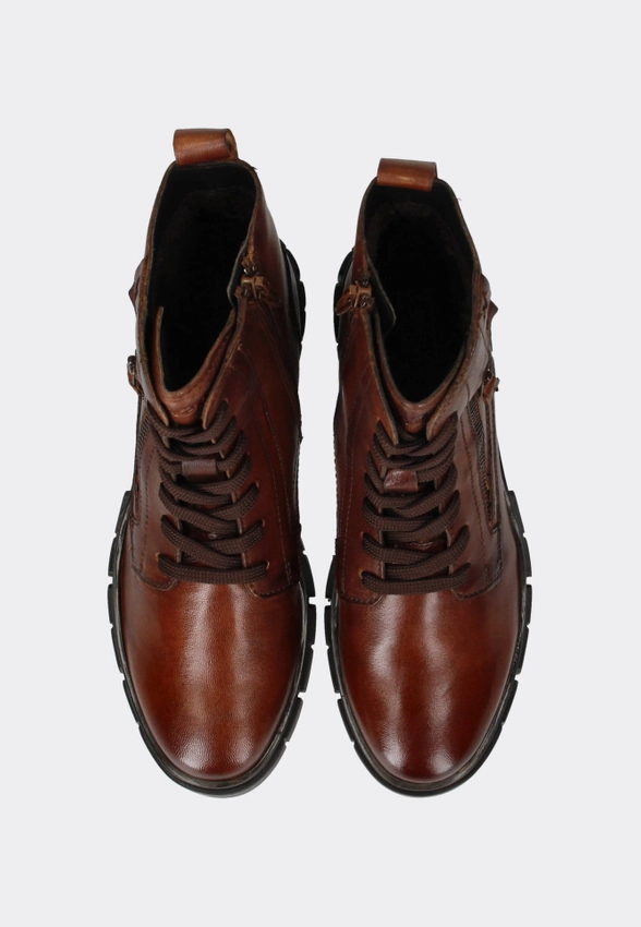 SKÓRZANE BOTKI DAMSKIE BAGATT D31A963L 4100