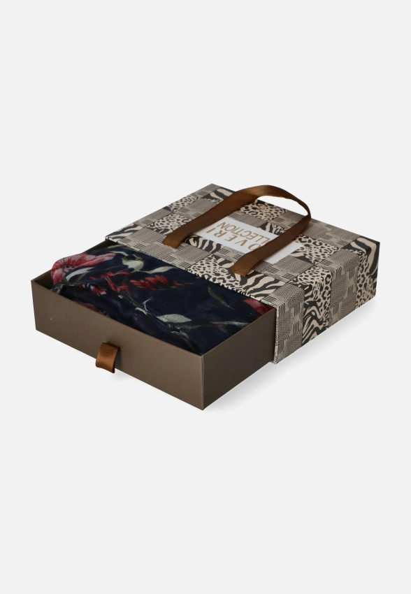 SZAL DAMSKI Z KWIATOWYM WZOREM COVERI COLLECTION 252104