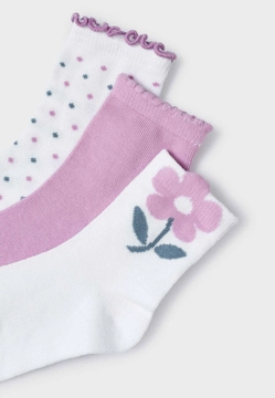 ZESTAW 3 PAR SKARPETEK DZIEWCZĘCYCH MAYORAL 10712