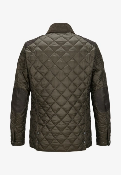 PIKOWANA KURTKA MĘSKA Z WSTAWKAMI SKÓRZANYMI MILESTONE 990474 60655