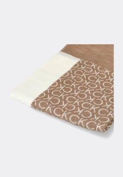 SZAL DAMSKI Z DODATKIEM LNU CALVIN KLEIN K60K612895