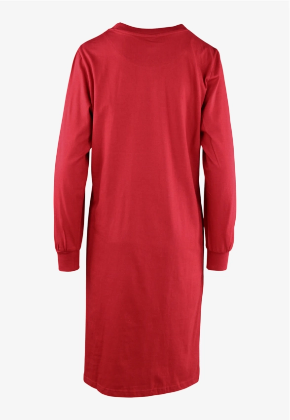 BAWEŁNANA KOSZULA NOCNA DAMSKA Z DŁUGIM RĘKAWEM COMTESSA 252230