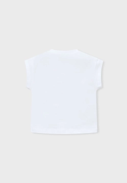 T-SHIRT DZIĘWCZECY Z NADRUKIEM MAYORAL 3005