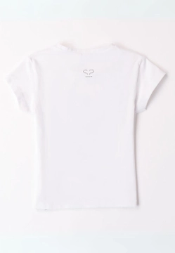 T-SHIRT DZIEWCZĘCY NADRUK SARABANDA O 8412