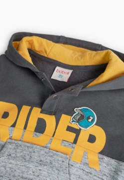 BLUZA CHŁOPIĘCA Z KAPTUREM BOBOLI 319058