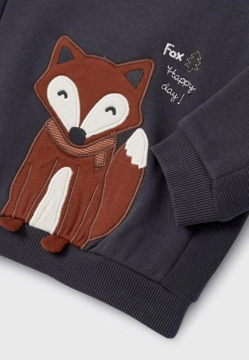 BLUZA NIEMOWLĘCA Z MOTYWEM INTERAKTYWNYM MAYORAL 2412