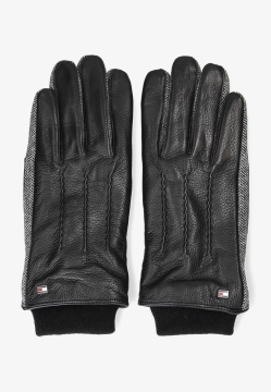 SKÓRZANE RĘKAWICZKI MĘSKIE Z DODATKIEM WEŁNY TOMMY HILFIGER AM0AM13602C