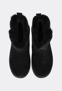 OCIEPLANE BOTKI DAMSKIE ZE SKÓRY ZAMSZOWEJ ARA 12-29909-01