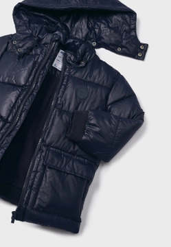 KURTKA CHŁOPIĘCA PIKOWANA Z ODPINANYM KAPTUREM MAYORAL 4466