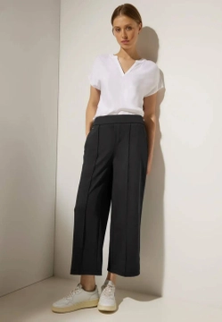 MATERIAŁOWE SPODNIE DAMSKIE 7/8 STREET ONE 1 376705EMEE