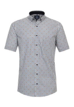KOSZULA MĘSKA Z KRÓTKIM RĘKAWEM W KRATĘ REDMOND 241080999