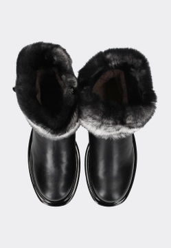 OCIEPLANE BOTKI DAMSKIE ZE SKÓRY ACCADEMIA 7412