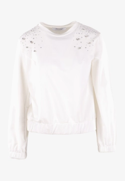 BLUZA DAMSKA OZDOBIONA KAMIENIAMI ARTIGLI ACFE003286