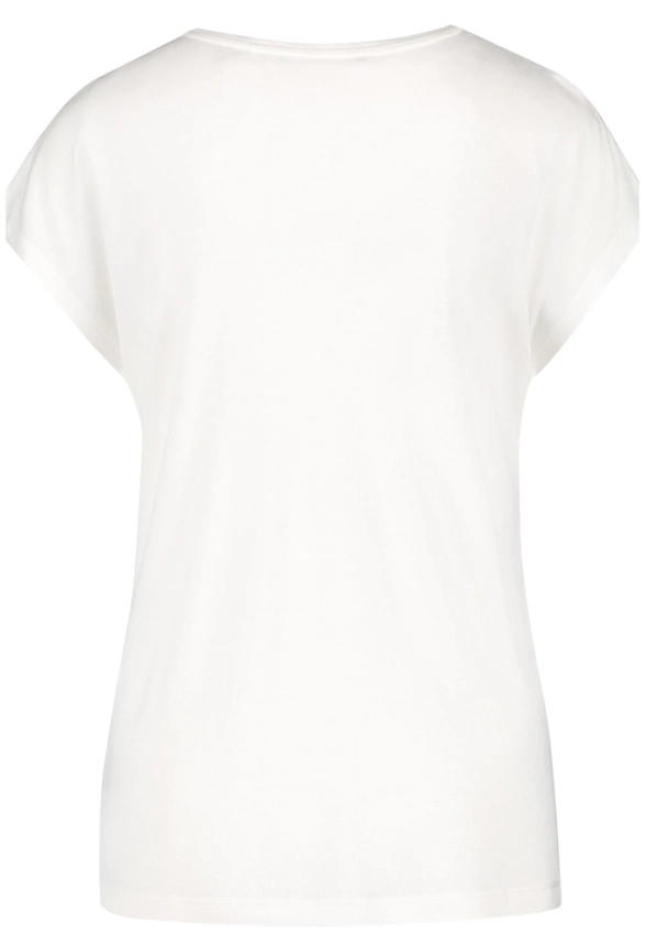 T-SHIRT DAMSKI Z CEKINOWĄ OZDOBĄ TAIFUN 571339-16138