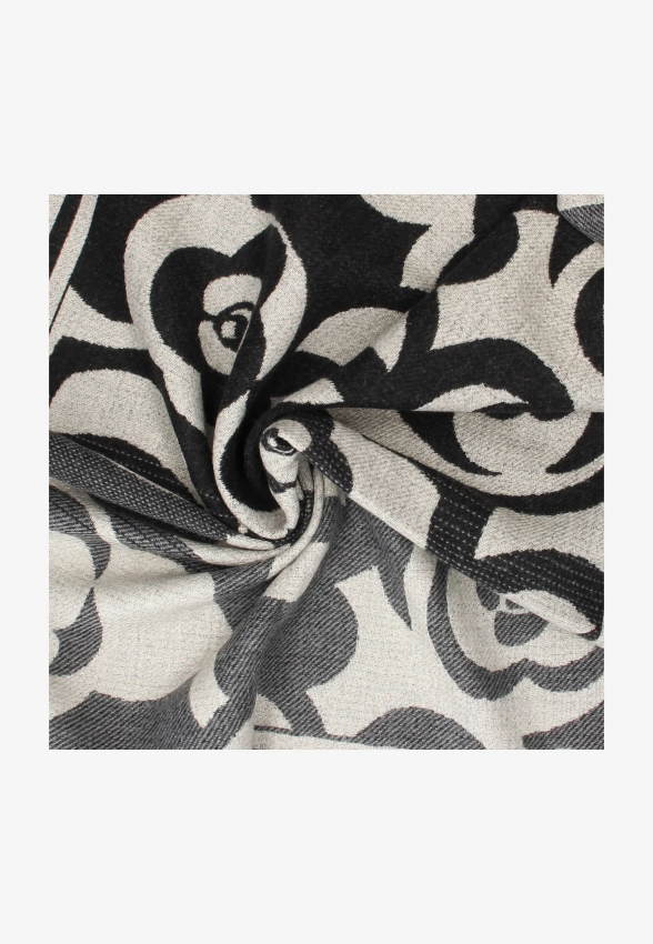 SZAL DAMSKI Z WISKOZY I WEŁNY Z ALPAKI YINHJ1625