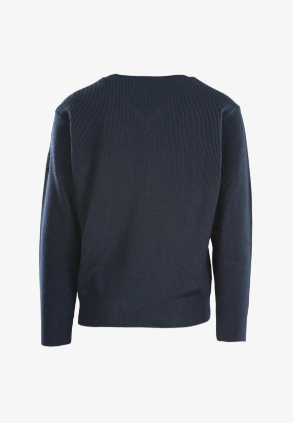 SWETER MĘSKI Z DOMIESZKĄ WEŁNY SAIL EXP 7053