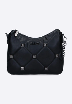 TOREBKA DAMSKA ZE SKÓRY EKOLOGICZNEJ OZDOBIONA ĆWIEKAMI CLEMI CB0045CY2