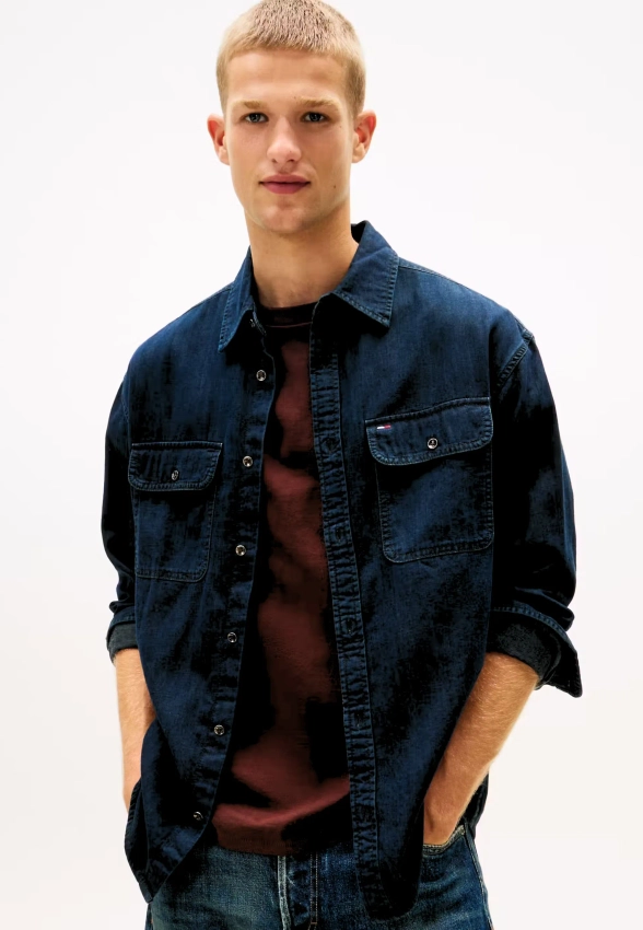 JEANSOWA KOSZULA MĘSKA TOMMY JEANS DM0DM22122