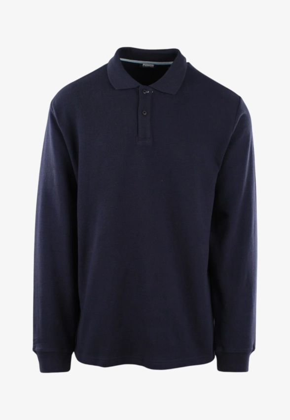 POLO MĘSKIE Z DŁUGIM RĘKAWEM PIONEER P1 50065 0000