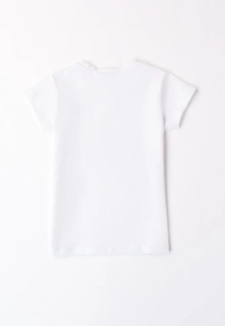 T-SHIRT DZIEWCZĘCY NADRUK SARABANDA O 8208