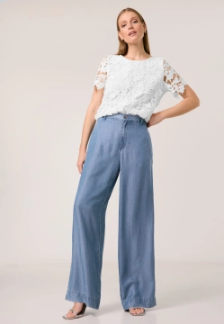 SZEROKIE SPODNIE DAMSKIE TAIFUN 720320-11134