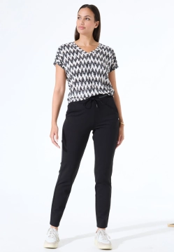 T-SHIRT DAMSKI Z KRÓTKIM RĘKAWEM GARCIA JEANS Z0064