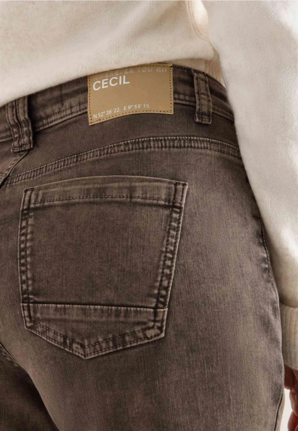 JEANSY DAMSKIE Z SZEROKIMI NOGAWKAMI CECIL 3 380045NEELE