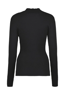 T-SHIRT DAMSKI Z DŁUGIM RĘKAWEM W PASKI BLUE SEVEN 248036