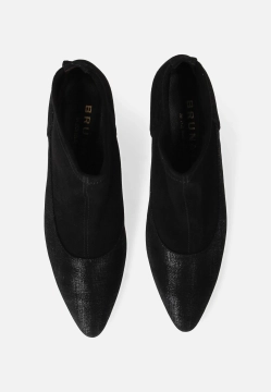 NISKIE SKÓRZANE BOTKI DAMSKIE BRUNATE 38118