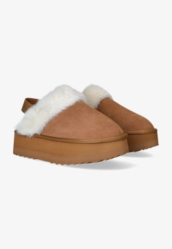 ZAMSZOWE DAMSKIE PANTOFLE NA PLATFORMIE LIU JO SF5107P0306