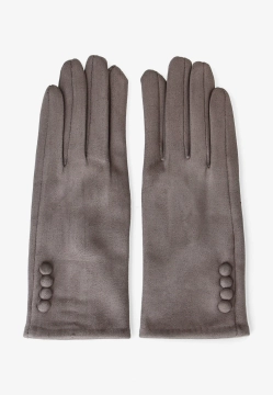 RĘKAWICZKI DAMSKIE Z WISKOZY Z OZDOBNYMI GUZIKAMI YINH1303