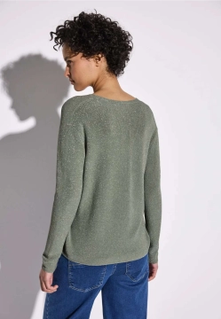 SWETER DAMSKI BAŁYSZCZĄCY STREET ONE 3 QR303220