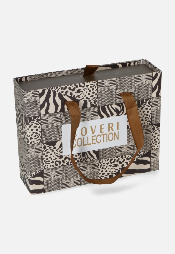 SZAL DAMSKI Z WZOREM W SERDUSZKA COVERI COLLECTION 252102