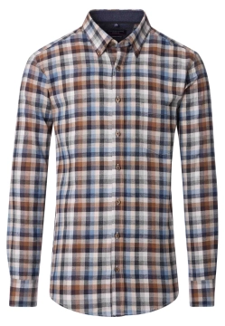 KOSZULA MĘSKA W KRATĘ Z DŁUGIM RĘKAWEM CASAMODA 454488200