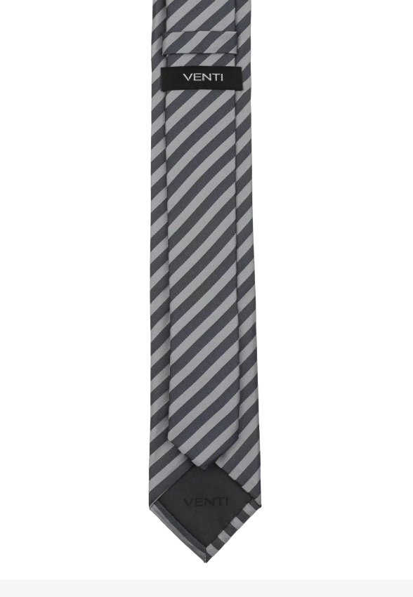 JEDWABNY KRAWAT MĘSKI W PASY VENTI 1080